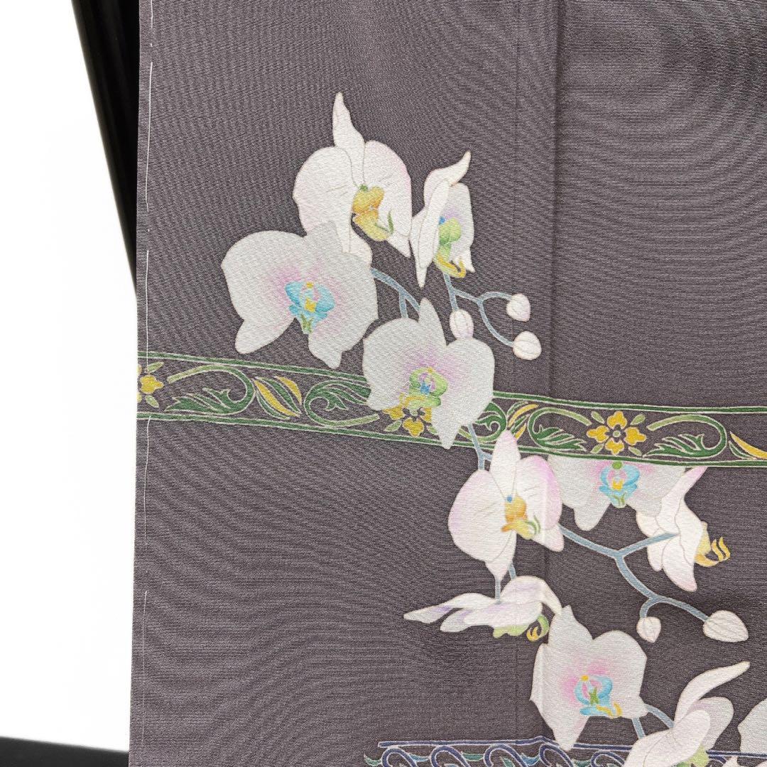 未着用　奥田勝将　付け下げ　本加賀友禅　証紙付き　花模様　着物　071w d