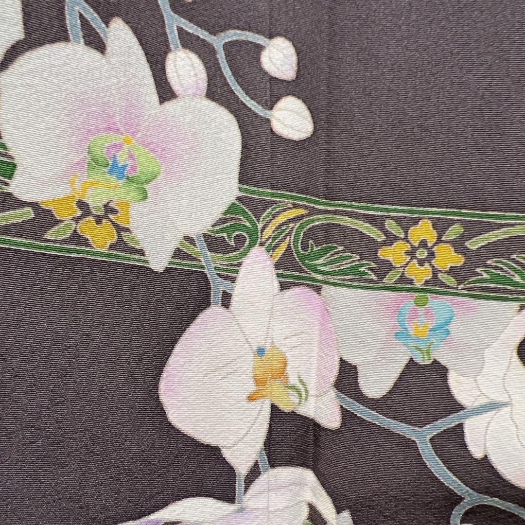 未着用　奥田勝将　付け下げ　本加賀友禅　証紙付き　花模様　着物　071w d