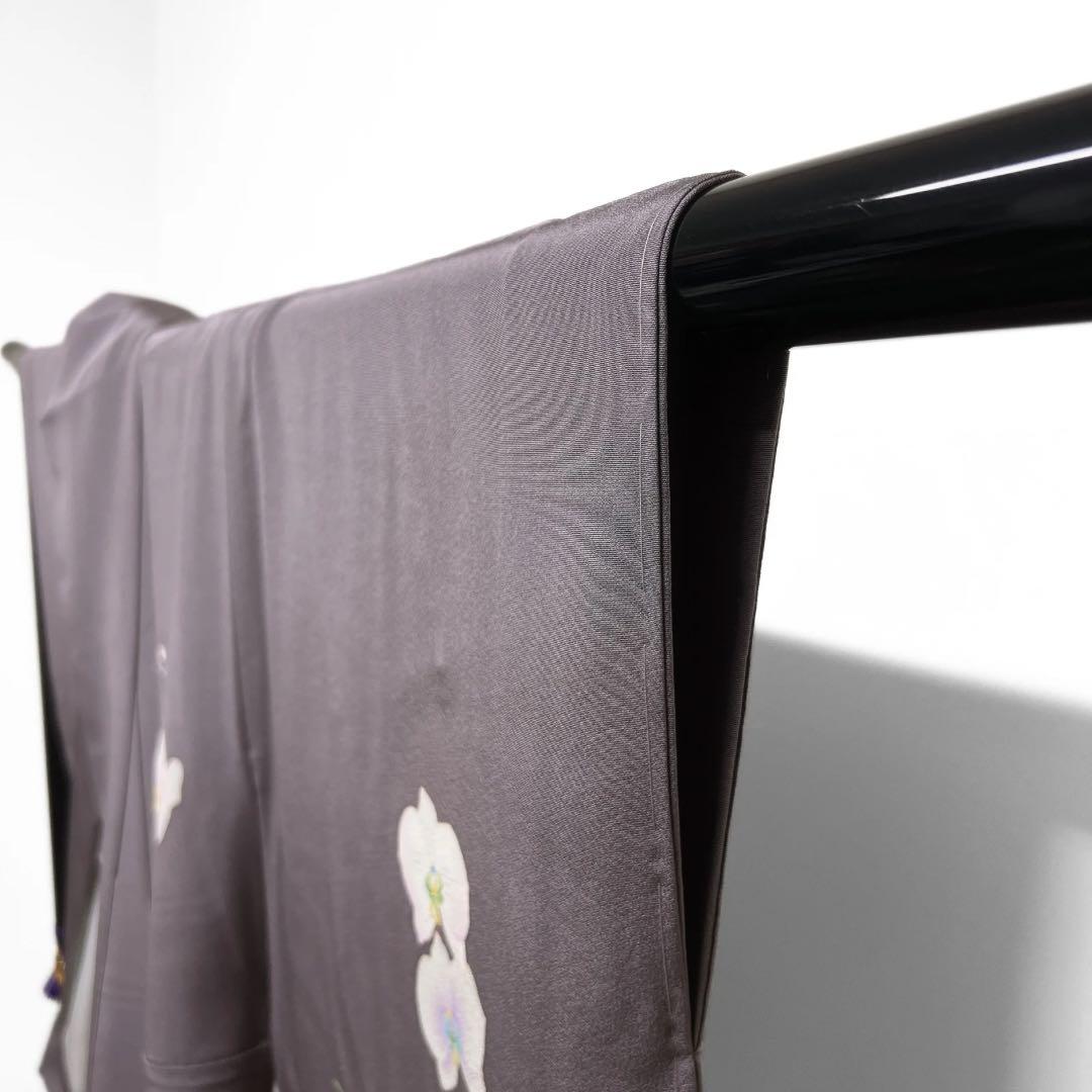 未着用　奥田勝将　付け下げ　本加賀友禅　証紙付き　花模様　着物　071w d