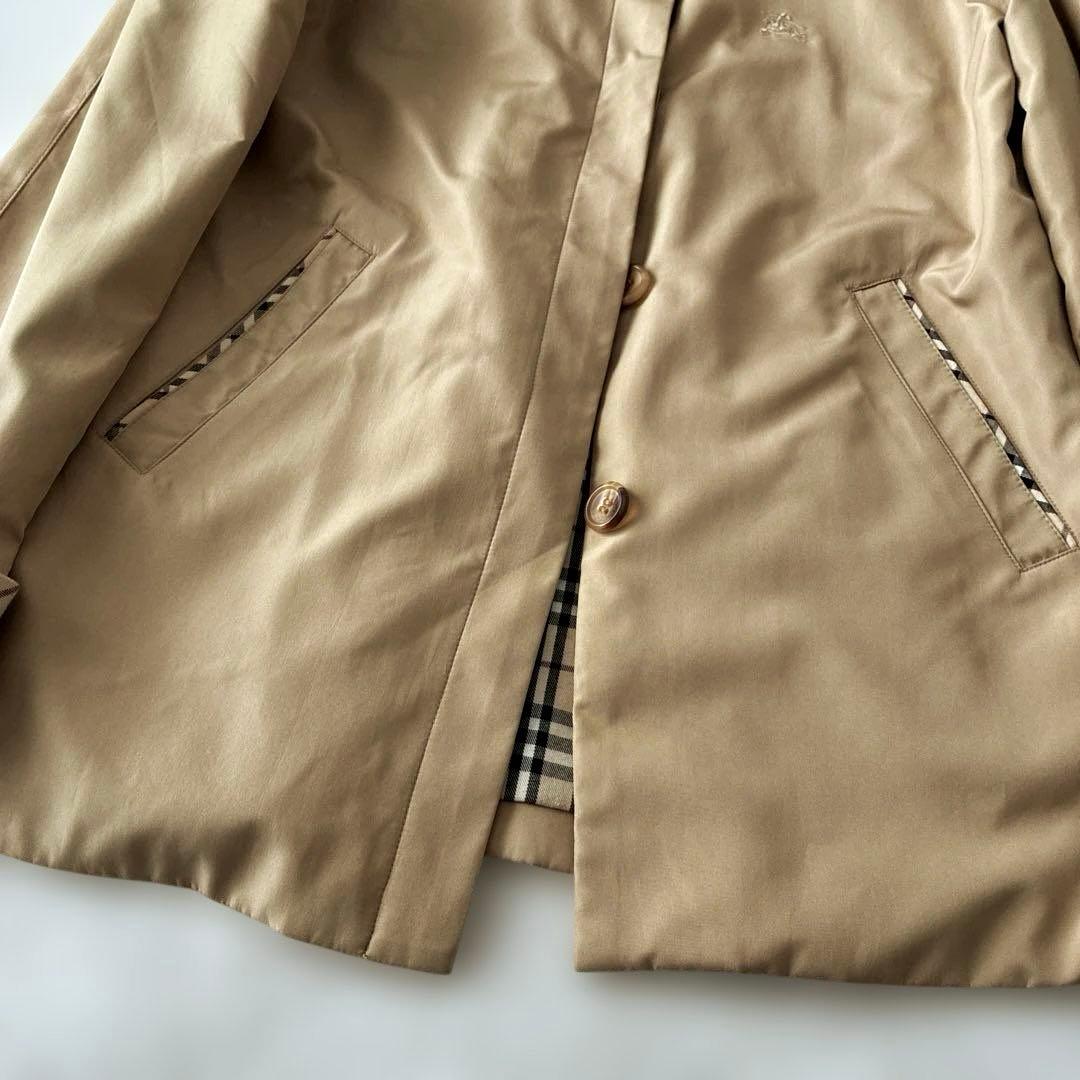Burberry's バーバリーズ 洗える ナイロン コート ノバチェック 刺繍