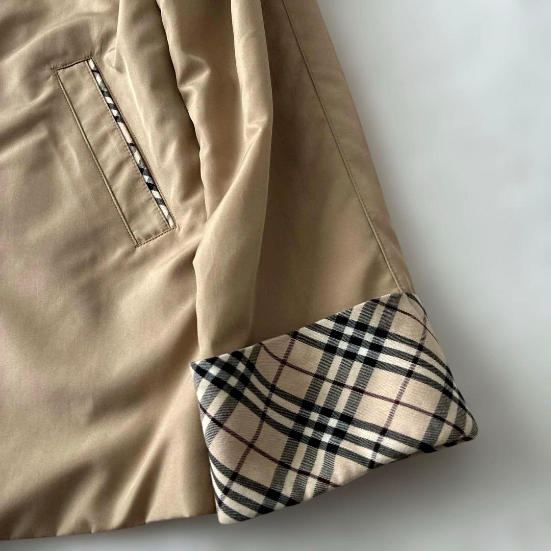 Burberry's バーバリーズ 洗える ナイロン コート ノバチェック 刺繍