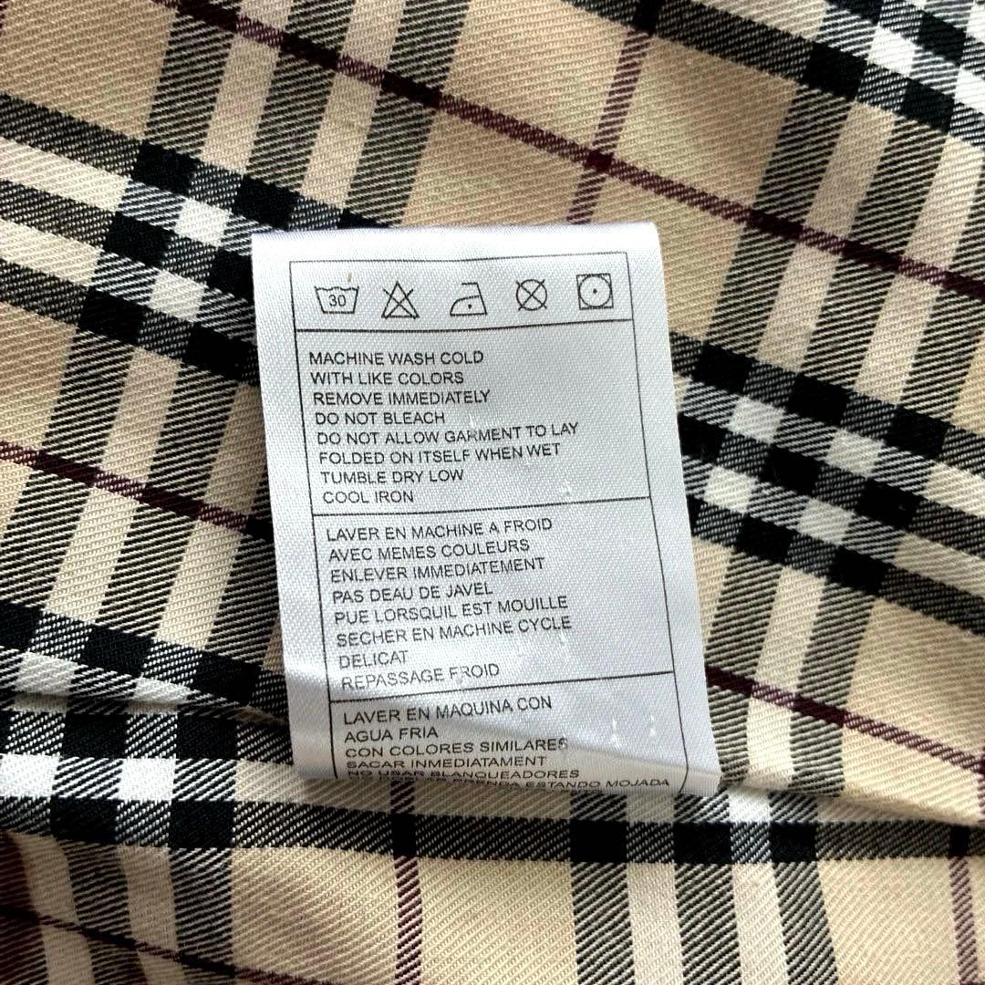 Burberry's バーバリーズ 洗える ナイロン コート ノバチェック 刺繍