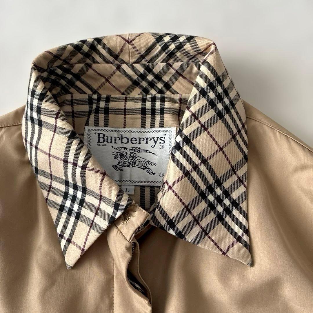 Burberry's バーバリーズ 洗える ナイロン コート ノバチェック 刺繍
