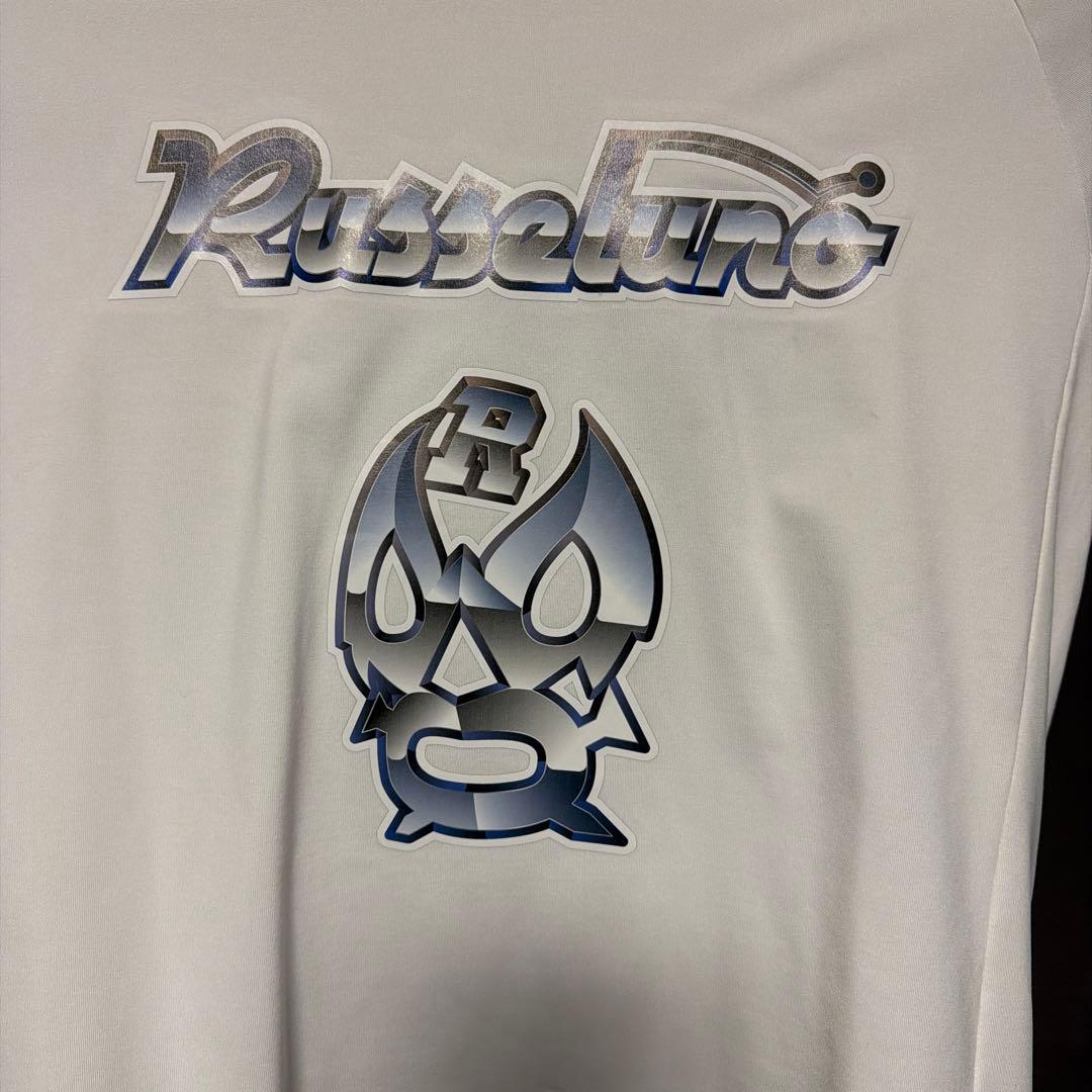 Russelino ホワイト 長袖ネック　裏起毛