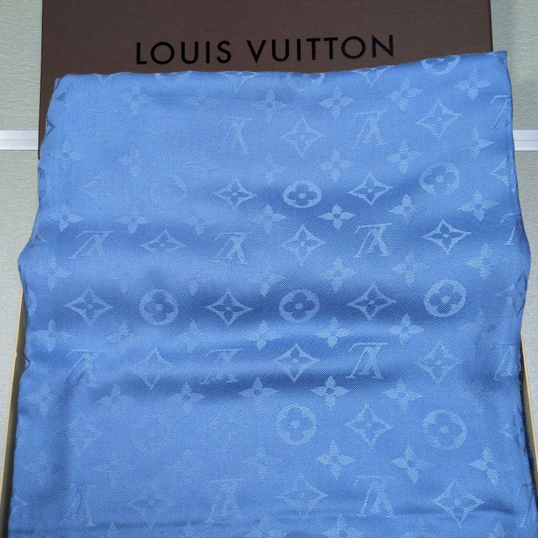 LOUIS VUITTON ライトブルーストール