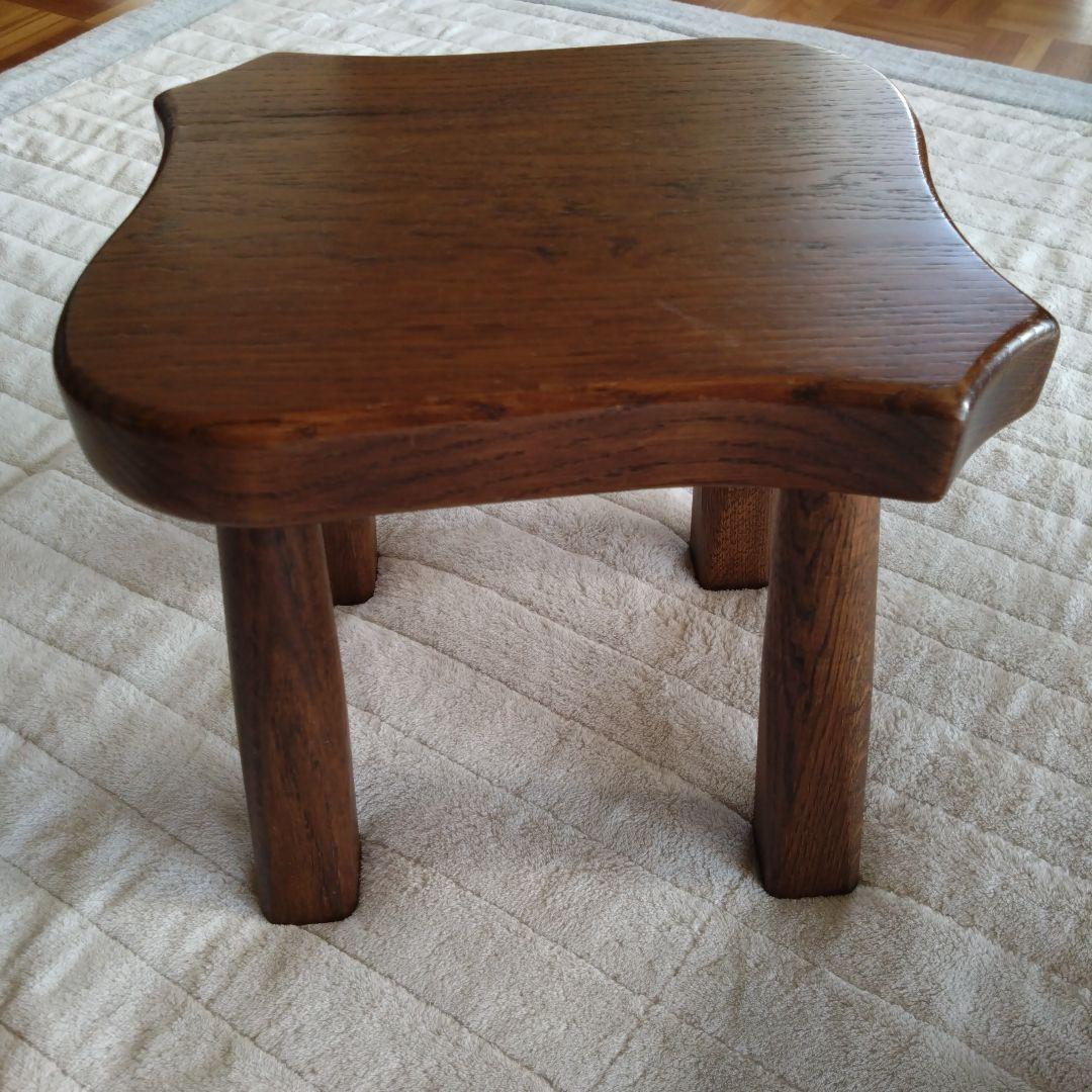 【オランダ製】オーク無垢スツール花台（2006年生産）