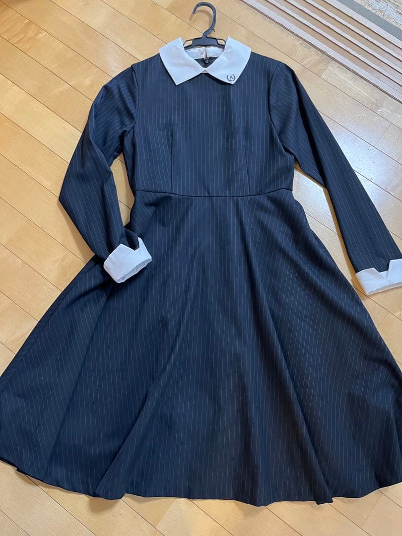 フォーマル　ワンピース　アリサナ　ネイビー　160 卒服