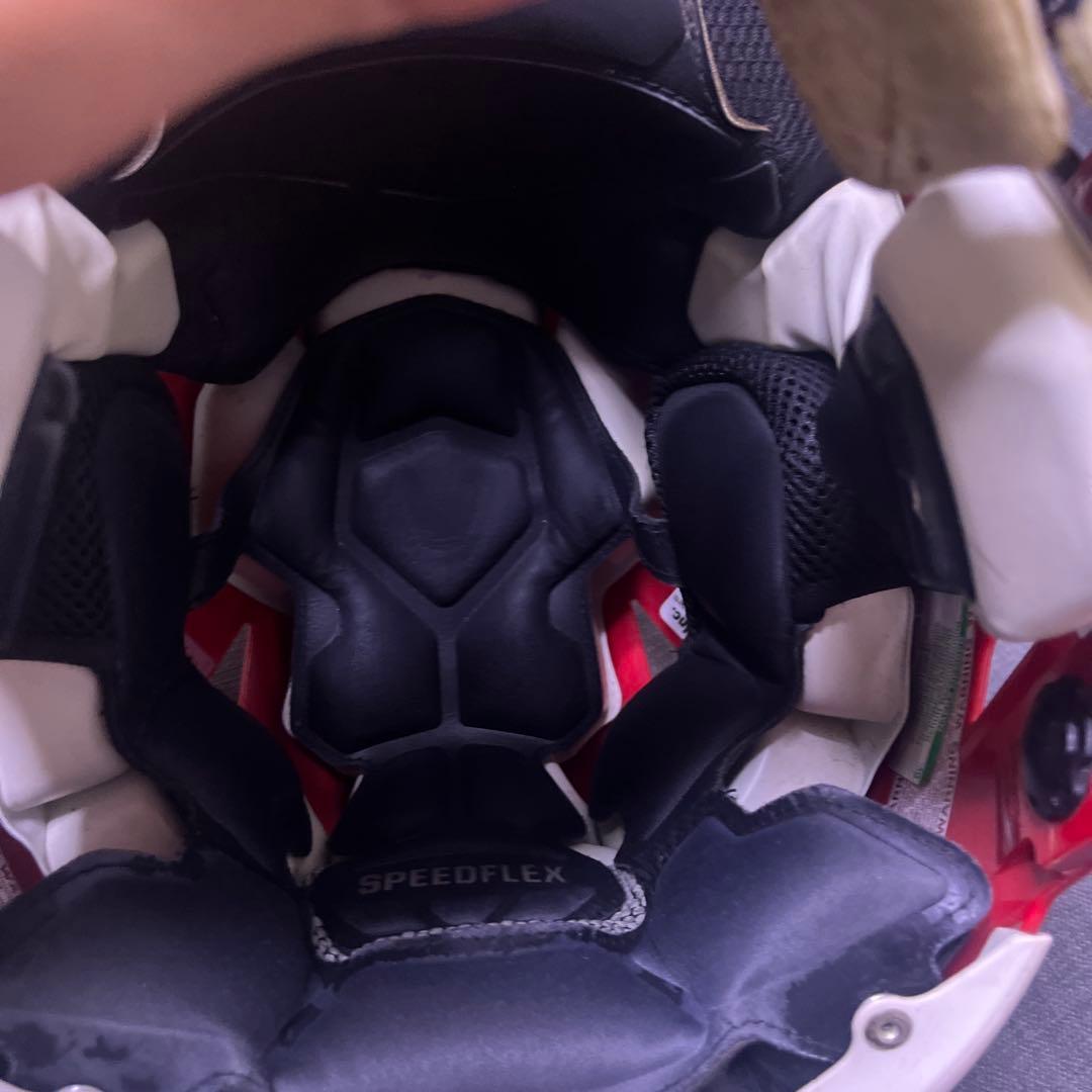 Riddell speed flex アメリカンフットボールヘルメット 赤 L