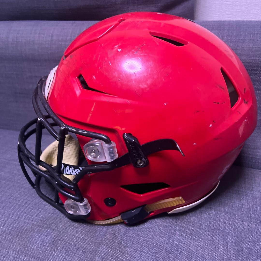 Riddell speed flex アメリカンフットボールヘルメット 赤 L