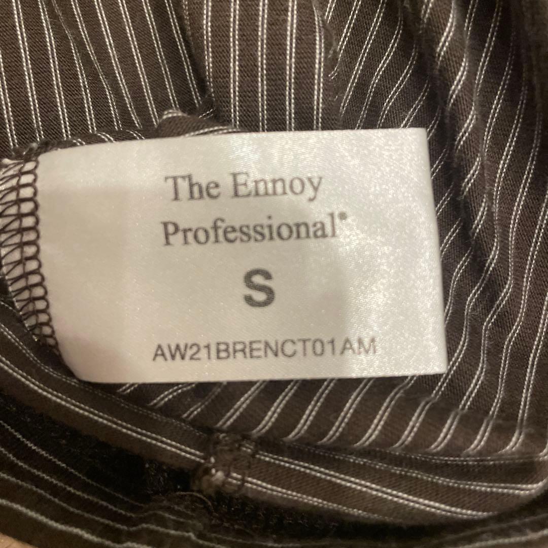 ennoy ボーダー　ロンT ブラウン　S 数回着用　美品