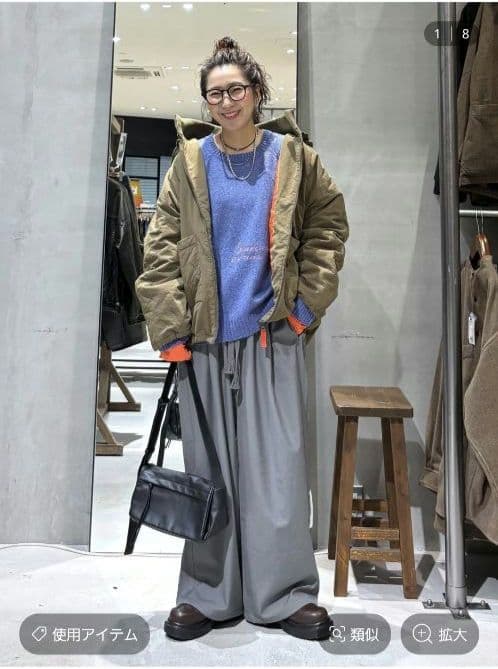 Niko and… misayo ミリアウター カーキ 未使用