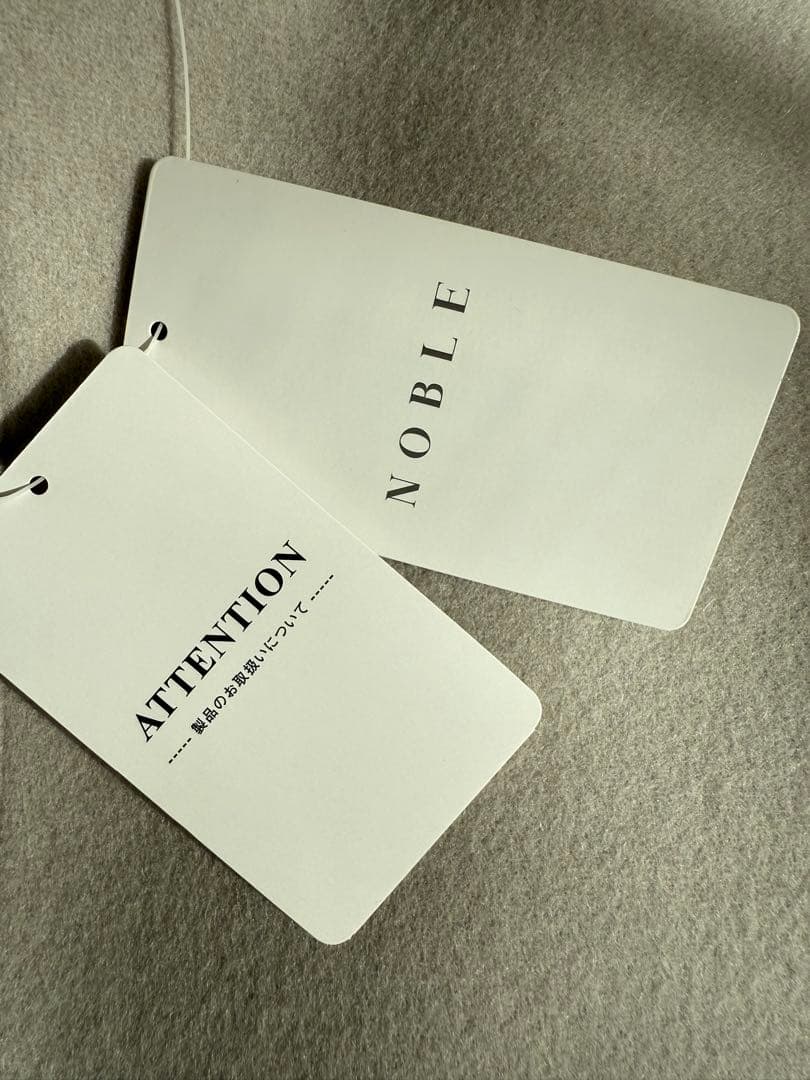 NOBLEスタンドカラーオーバーコート