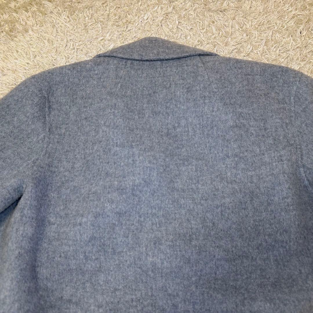 ☆極美品☆Theory セオリー　ダブルフェイス　カシミヤ混　ガウン　グレー