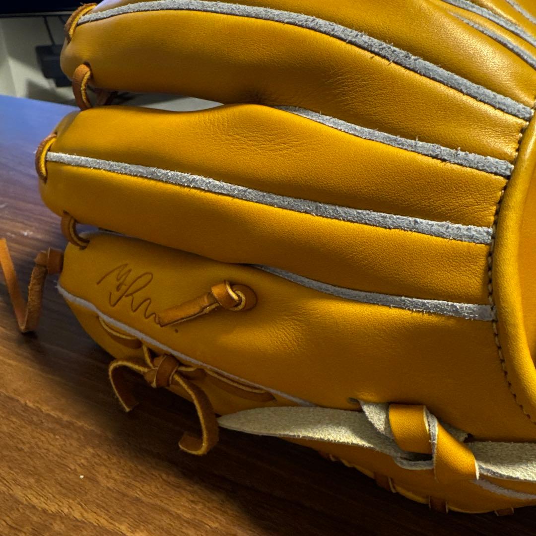 RYU イエロー 硬式グローブ