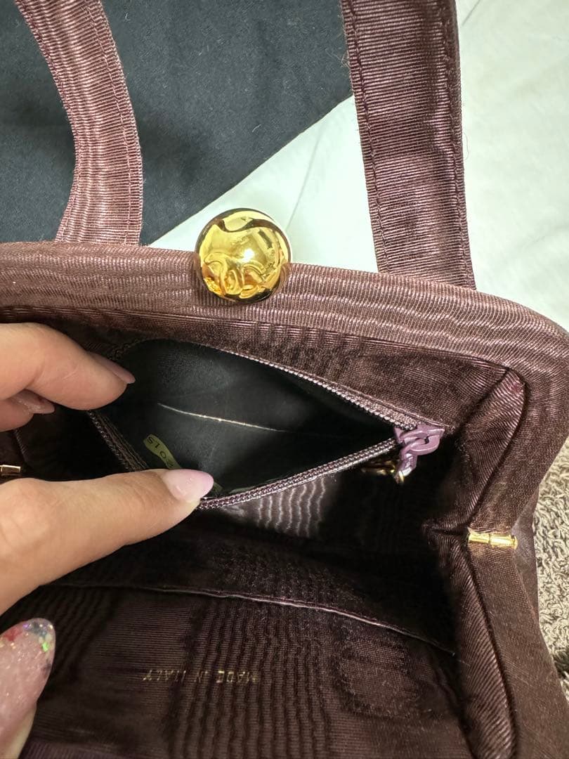 CHANEL ブラウン ハンドバッグ