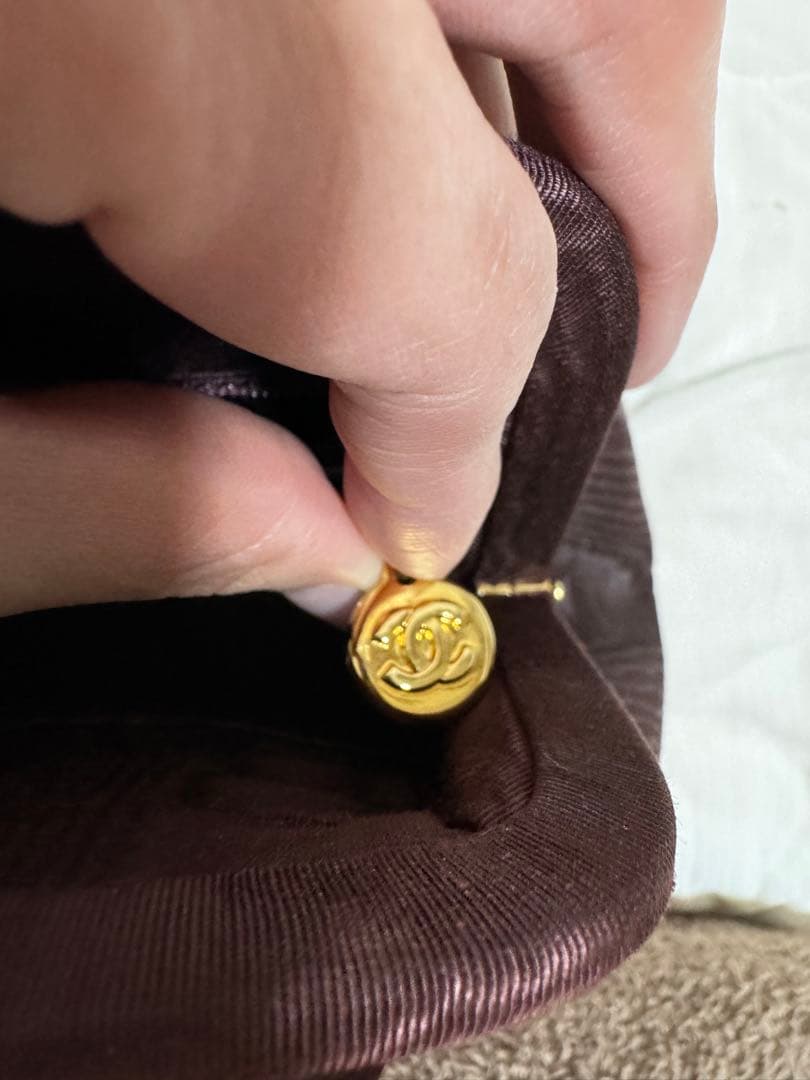 CHANEL ブラウン ハンドバッグ