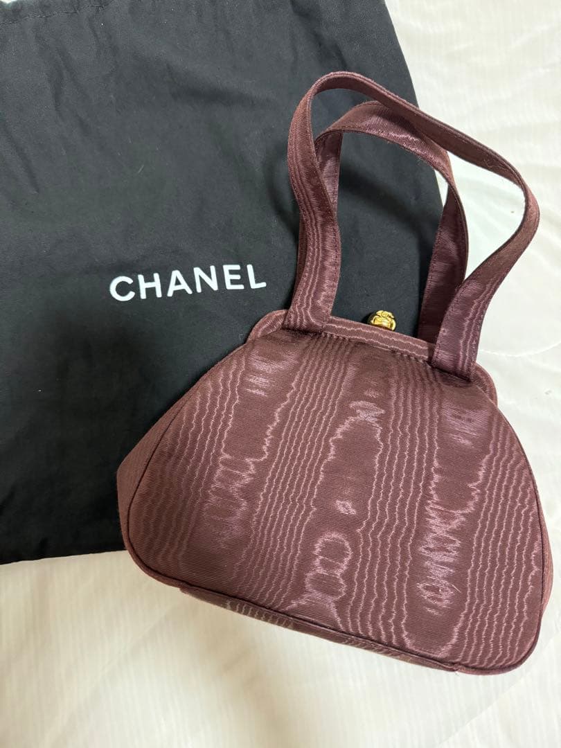 CHANEL ブラウン ハンドバッグ