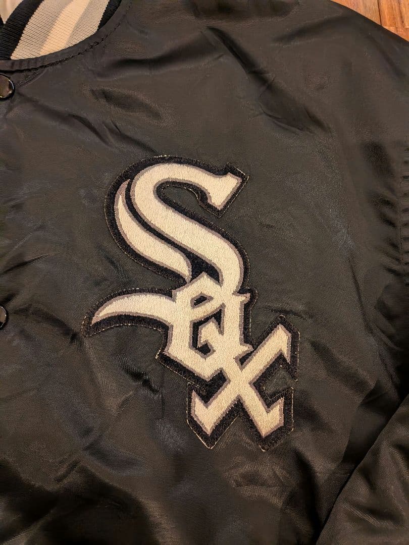 USA製 Starter ホワイトソックス スタジャン