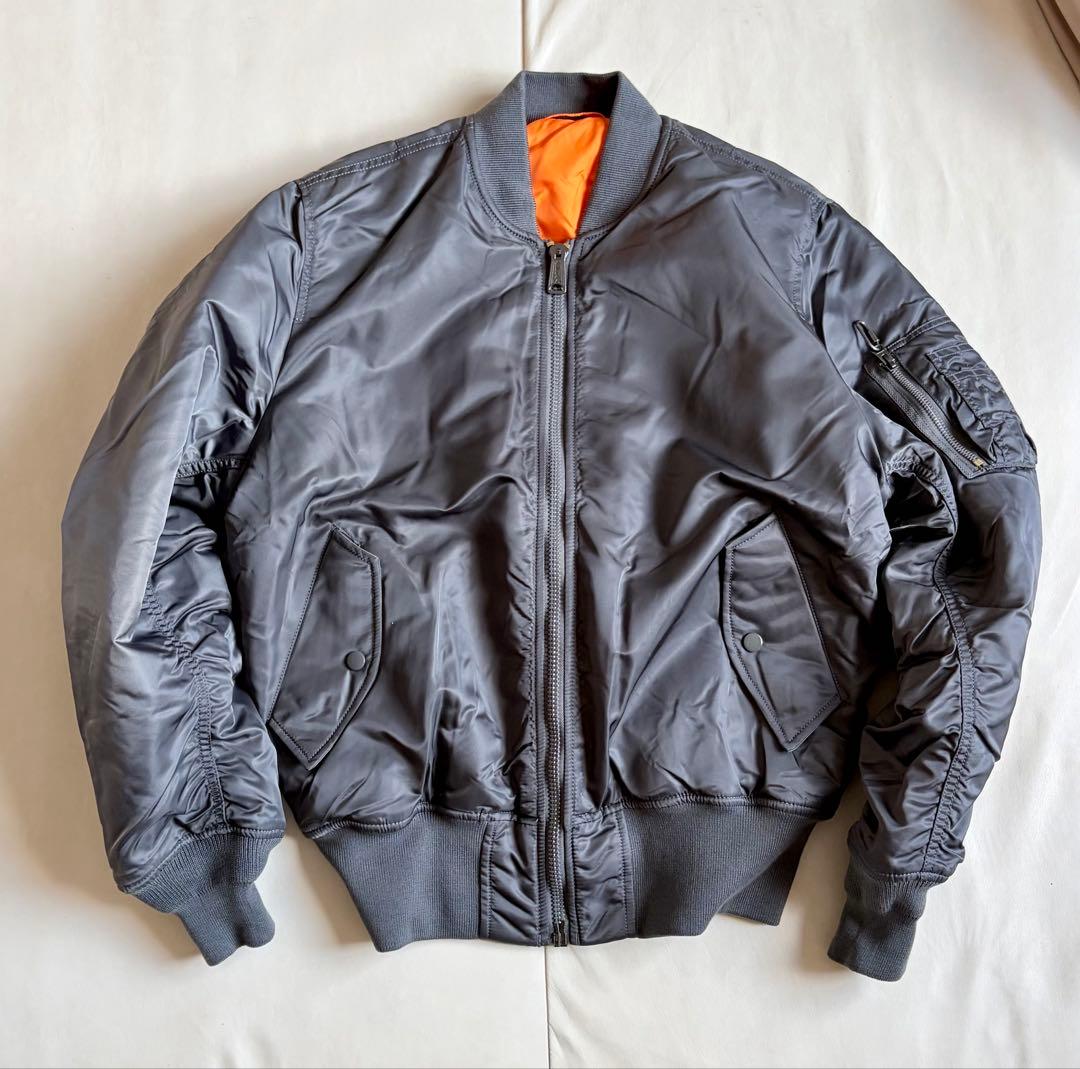 ALPHA MA-1 フライトジャケット M チャコール