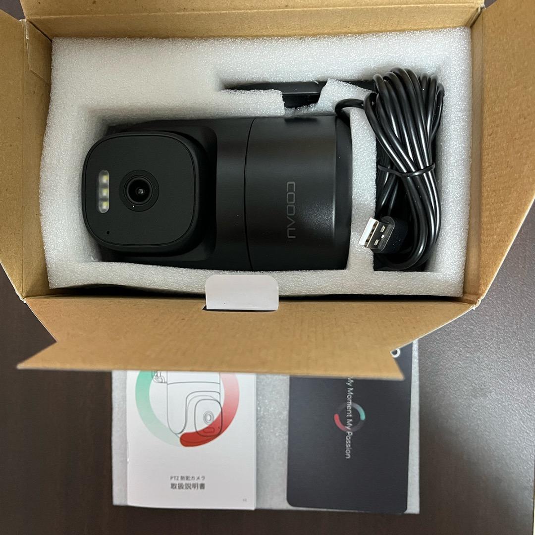 【新品未使用】COOAU 防犯カメラ 800万画素 SDカードセット
