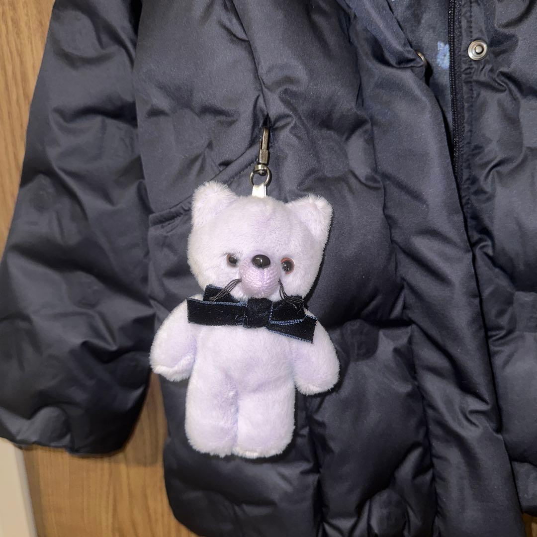 n*a様 新品タグ付き　ANNA SUI mini 中綿ネコブルゾン　紺115-