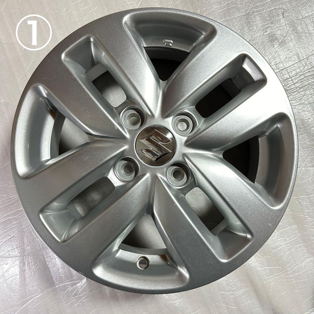 4本　14インチ　スズキ　スペーシア純正ホイール　シルバー