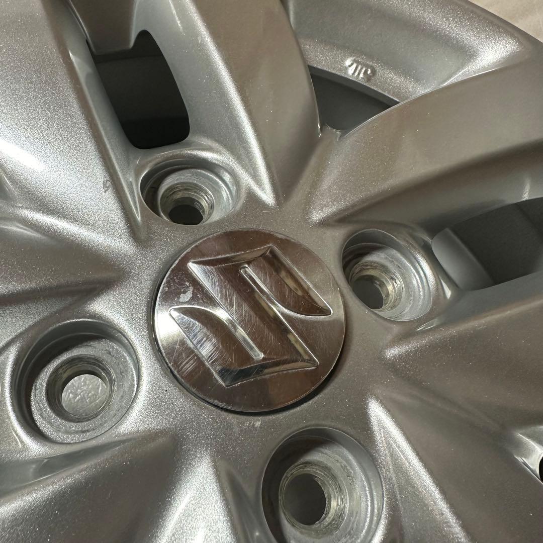 4本　14インチ　スズキ　スペーシア純正ホイール　シルバー