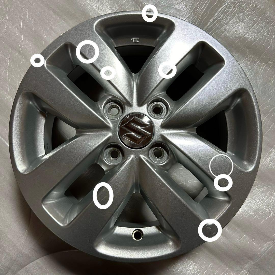 4本　14インチ　スズキ　スペーシア純正ホイール　シルバー