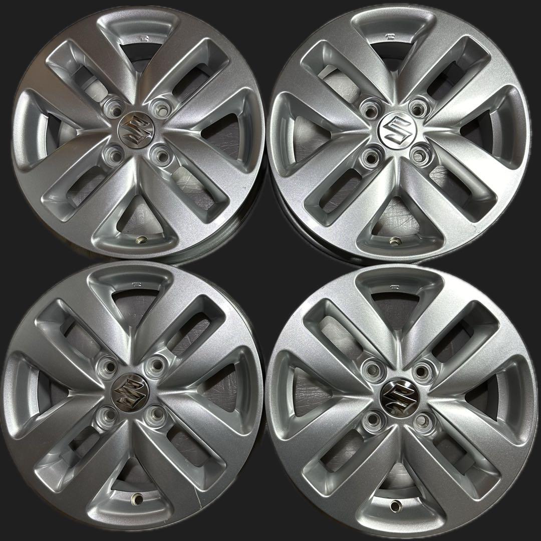 4本　14インチ　スズキ　スペーシア純正ホイール　シルバー