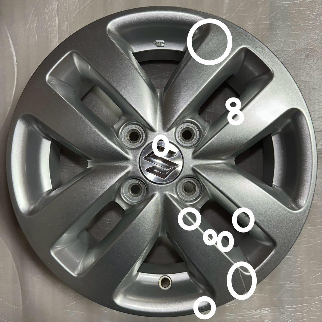 4本　14インチ　スズキ　スペーシア純正ホイール　シルバー