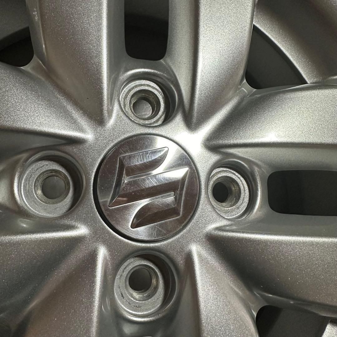 4本　14インチ　スズキ　スペーシア純正ホイール　シルバー