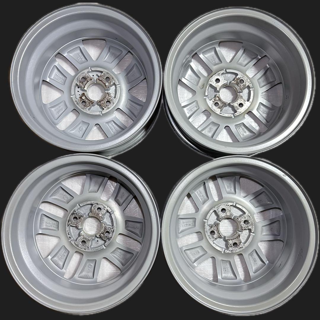 4本　14インチ　スズキ　スペーシア純正ホイール　シルバー
