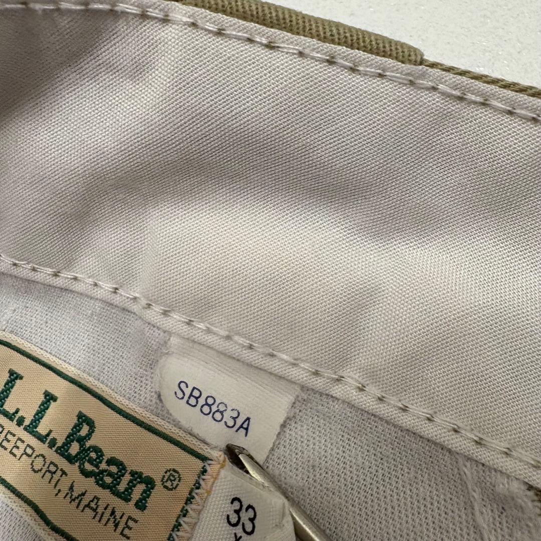 USA製 90’s L.L.Bean チノ パンツ W33 カーキ