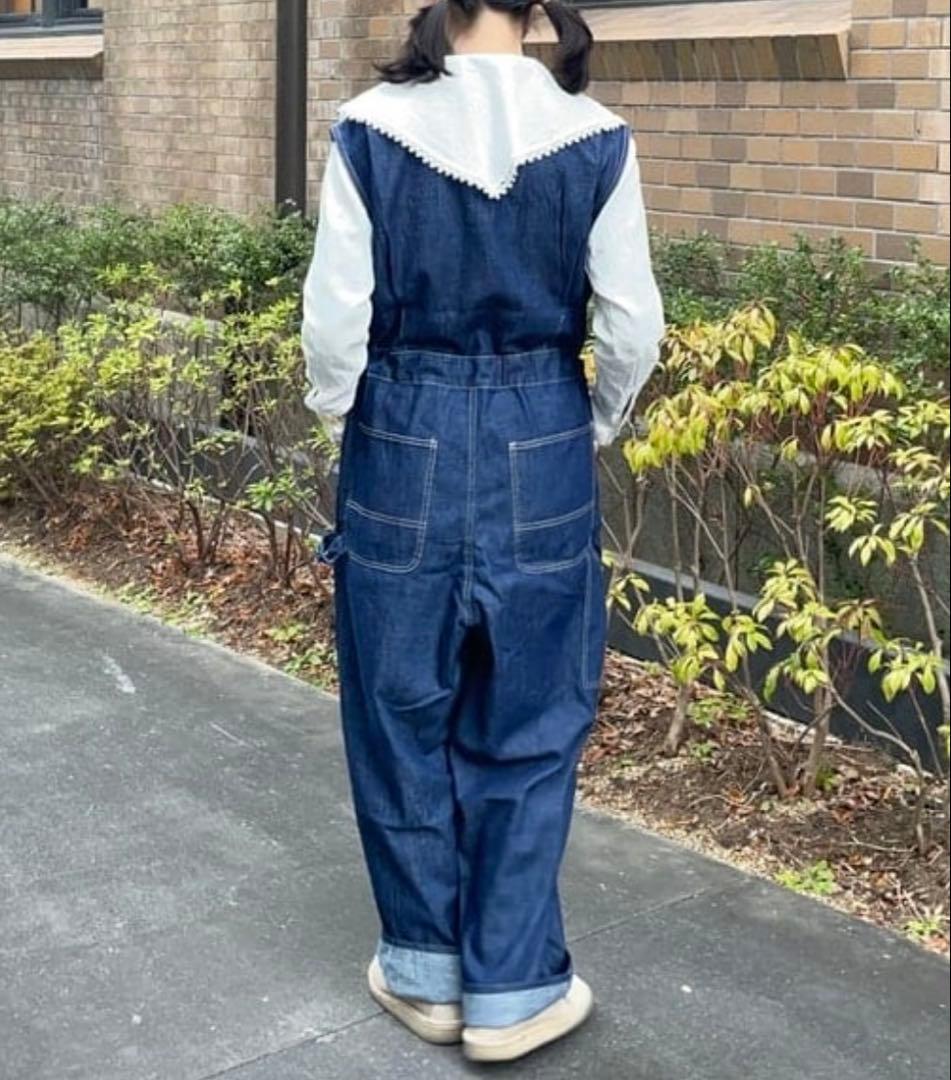 タグ付き新品！BEAMS BOY ワークノースリーブオールインワン