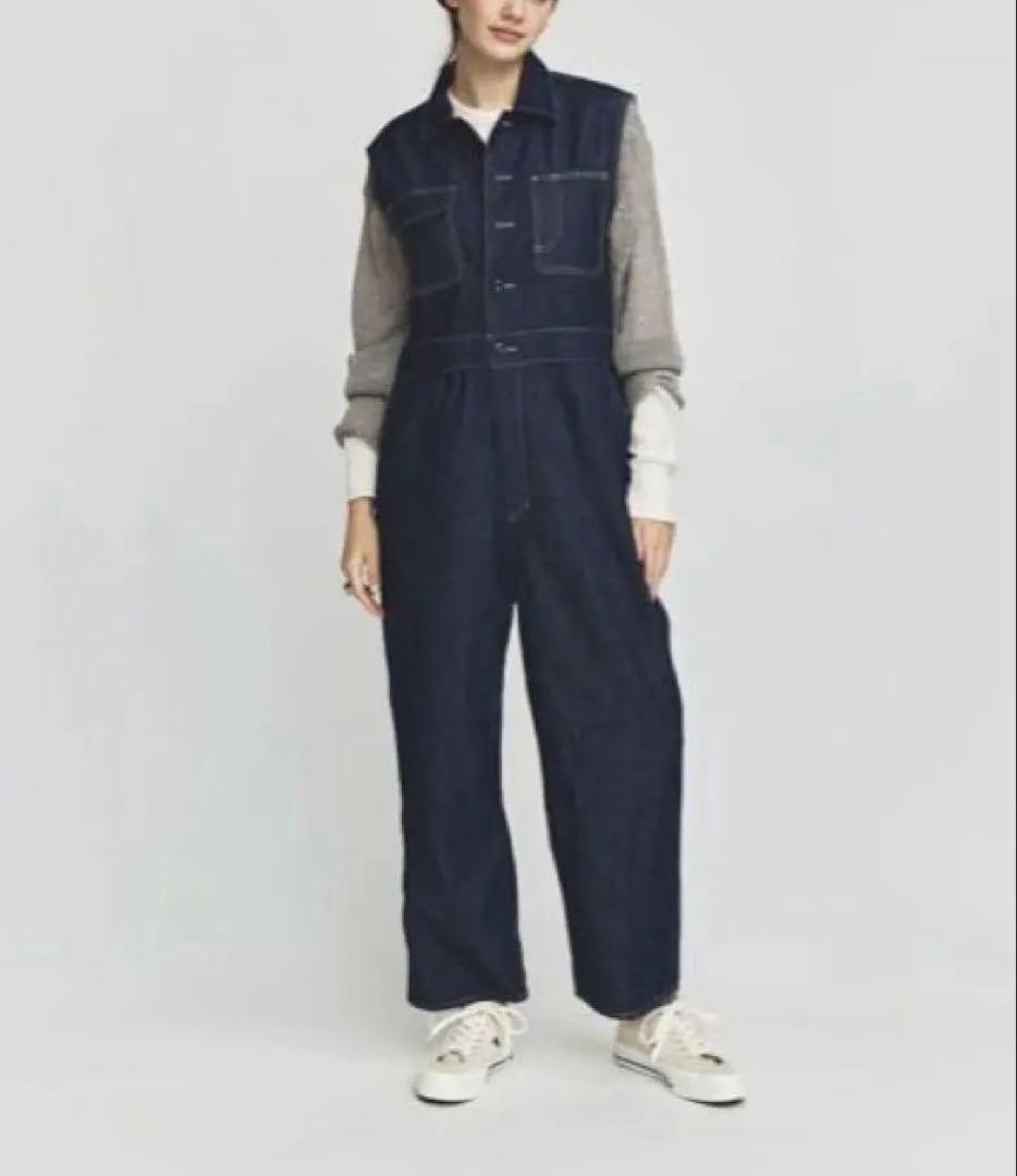 タグ付き新品！BEAMS BOY ワークノースリーブオールインワン