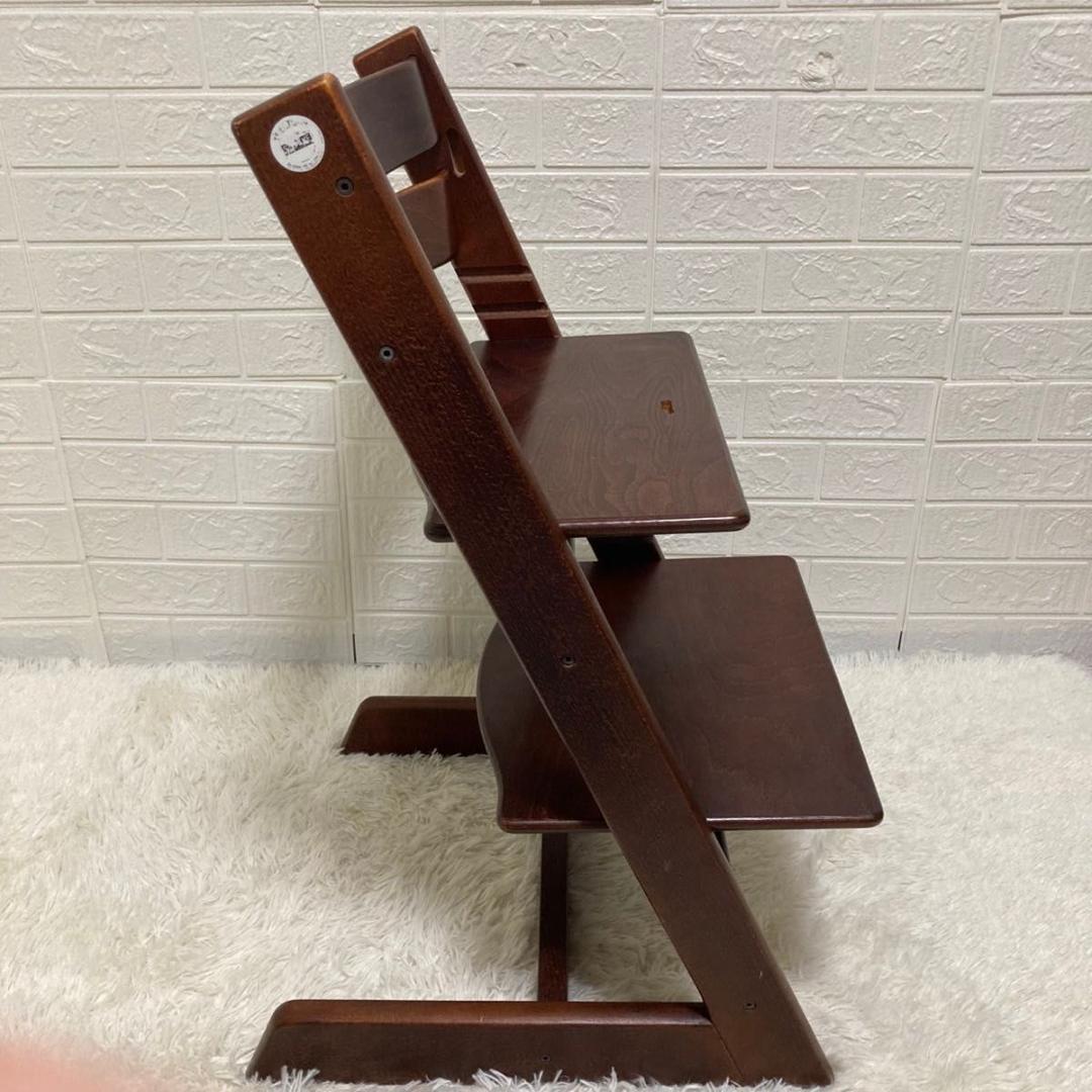 【極美品】送料無料　ストッケ　トリップトラップ　ブラウン