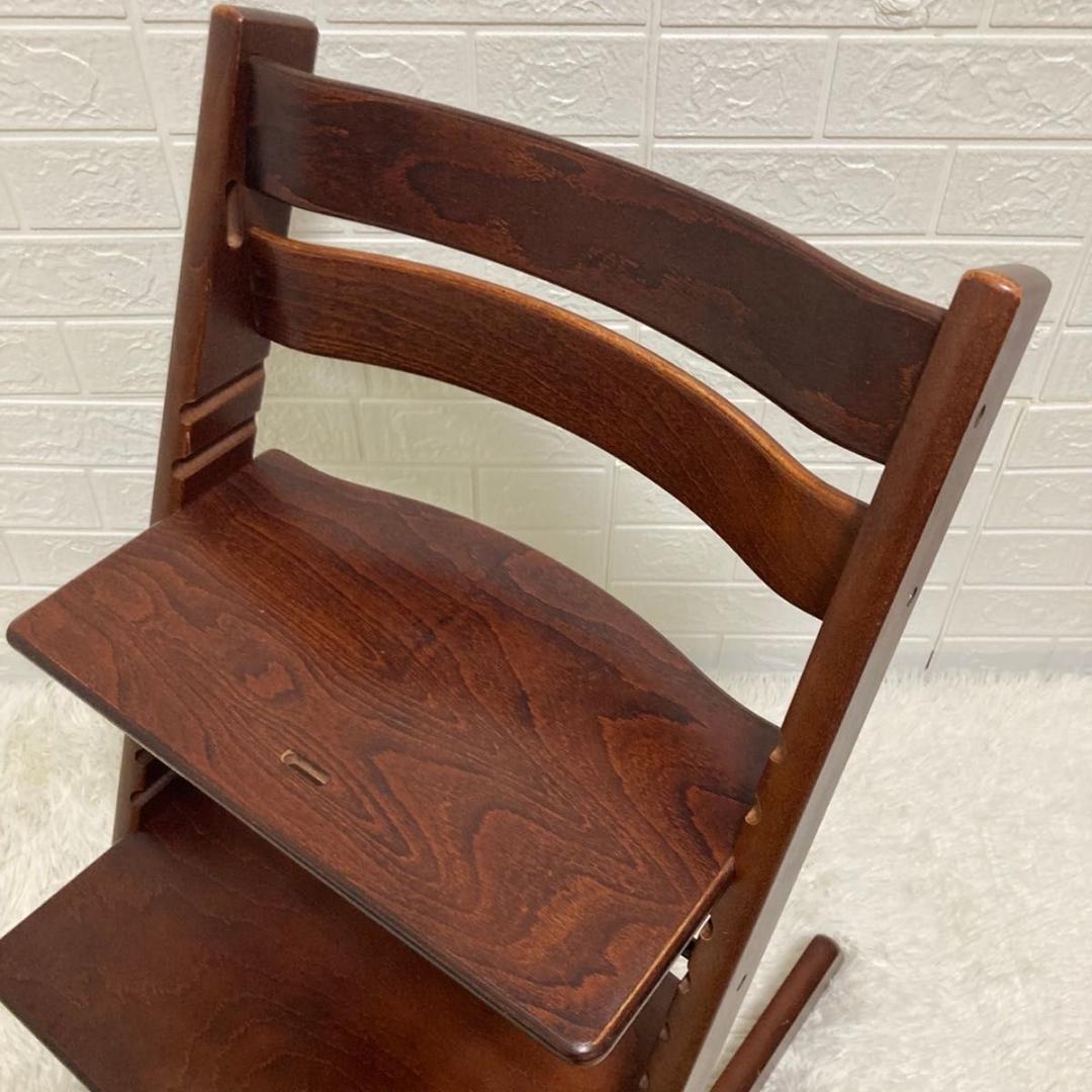 【極美品】送料無料　ストッケ　トリップトラップ　ブラウン