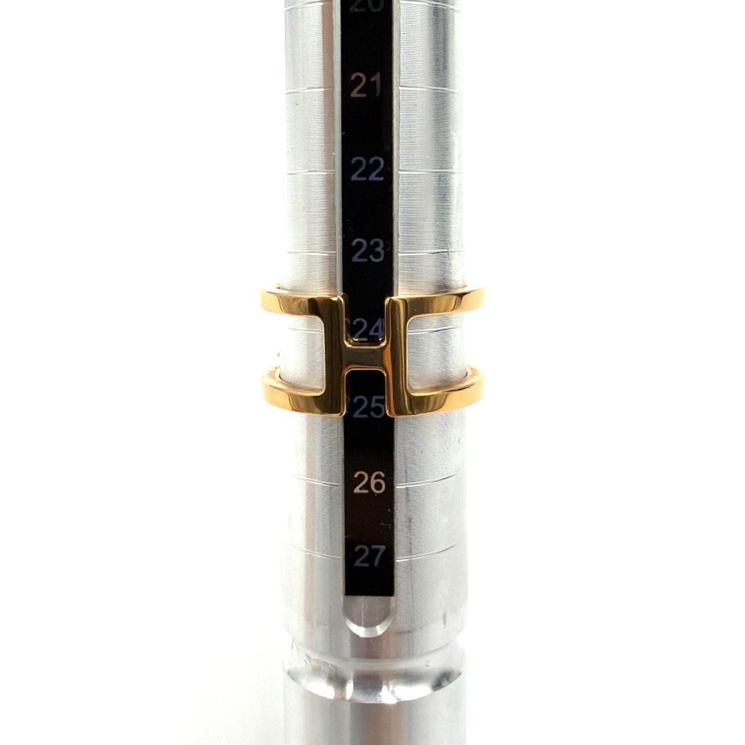 ✨️極美品✨️ エルメス Hアンロン スカーフリング ゴールド レディース GP