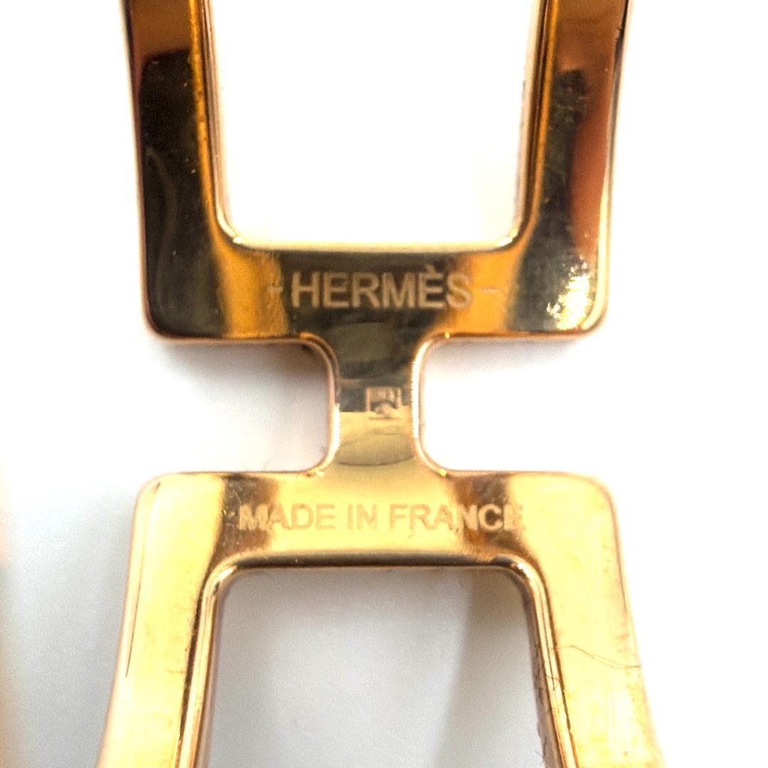 ✨️極美品✨️ エルメス Hアンロン スカーフリング ゴールド レディース GP