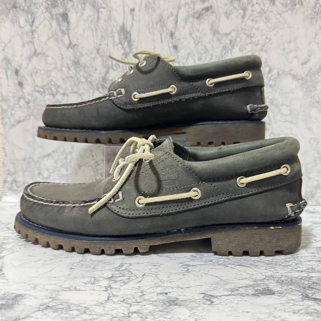 【美品】Timberland ティンバーランド 3eye デッキシューズ27cm