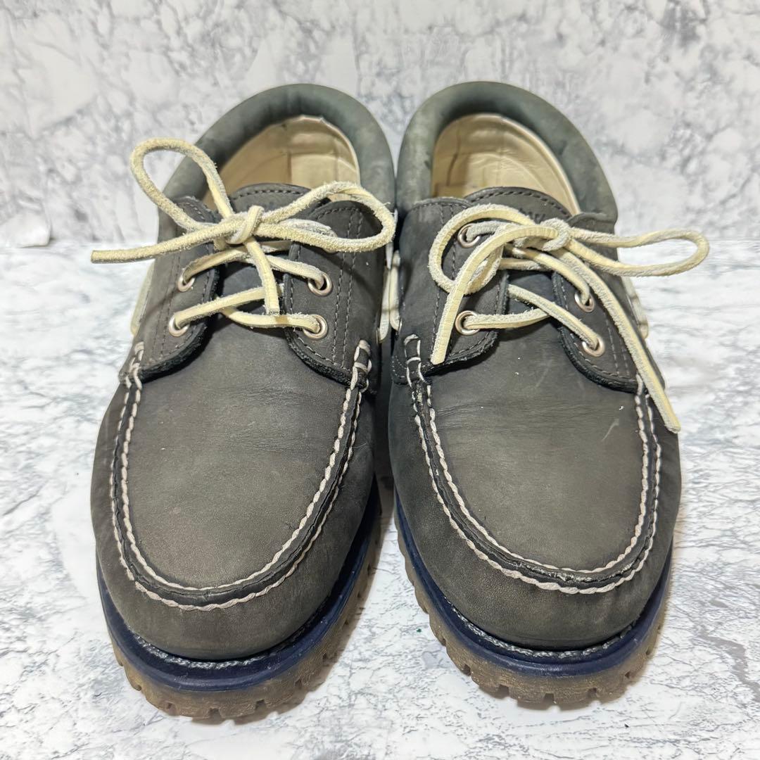 【美品】Timberland ティンバーランド 3eye デッキシューズ27cm
