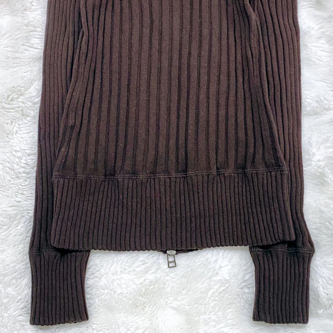 【Y2K】バーバリーロンドン パーカー フード ノバチェック 刺繍 ダブルジップ