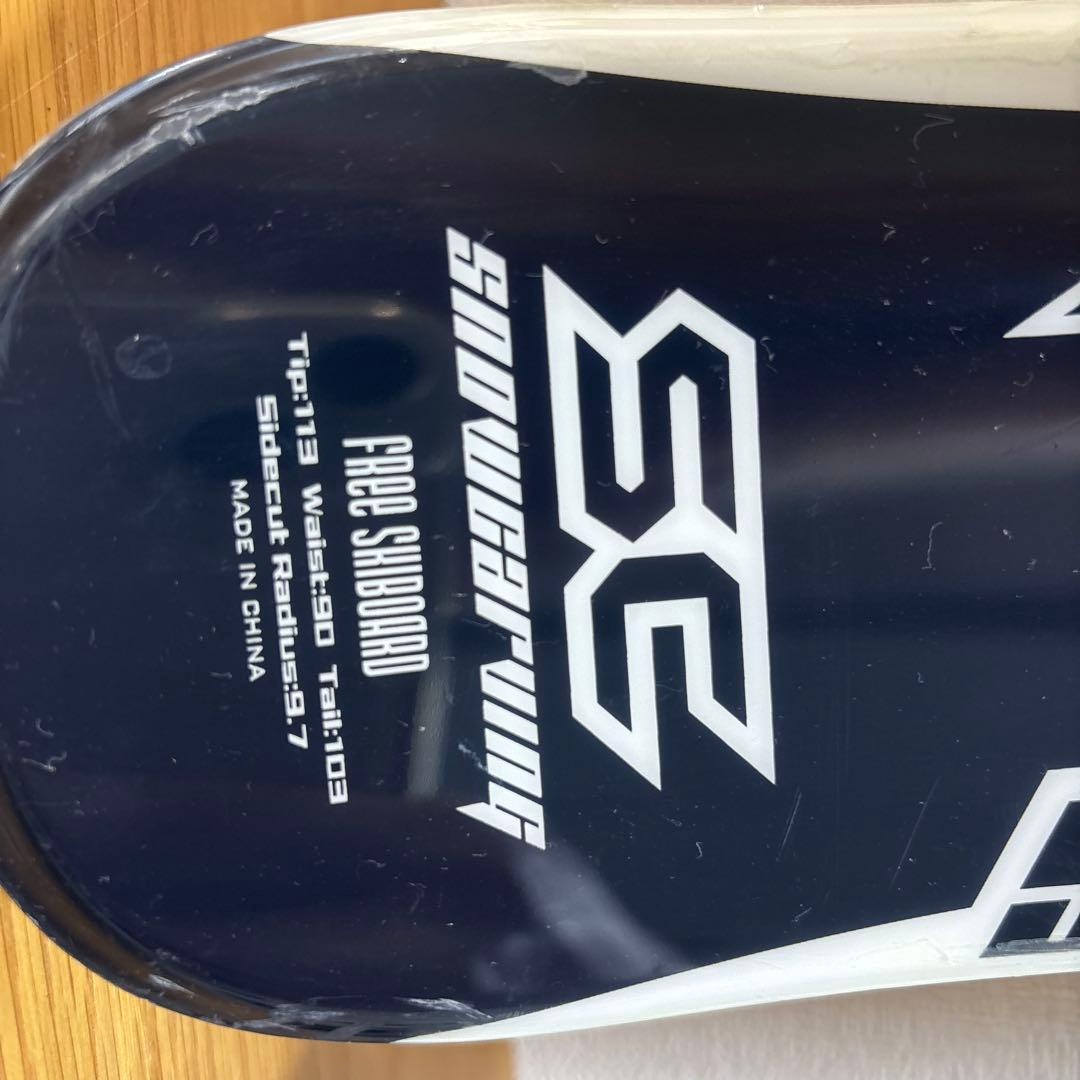 ショートスキー スキーボード　SALOMON解放ビンディング付　ファンスキー