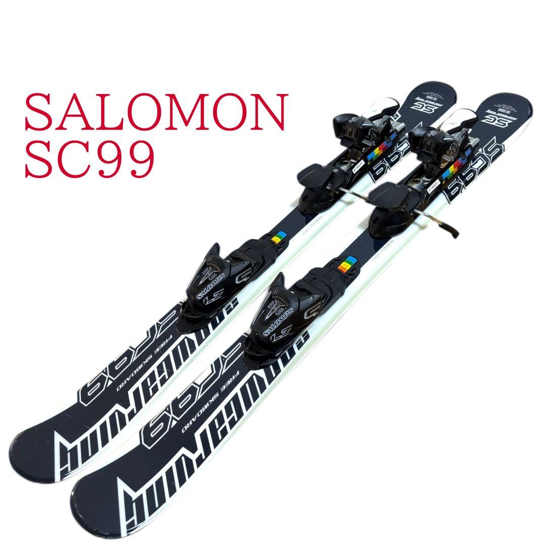 ショートスキー スキーボード　SALOMON解放ビンディング付　ファンスキー