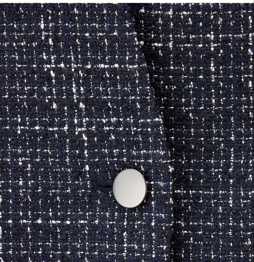 k.ake様】PLST ツイードペプラムジレ ベスト ツイード Ｍ　完売