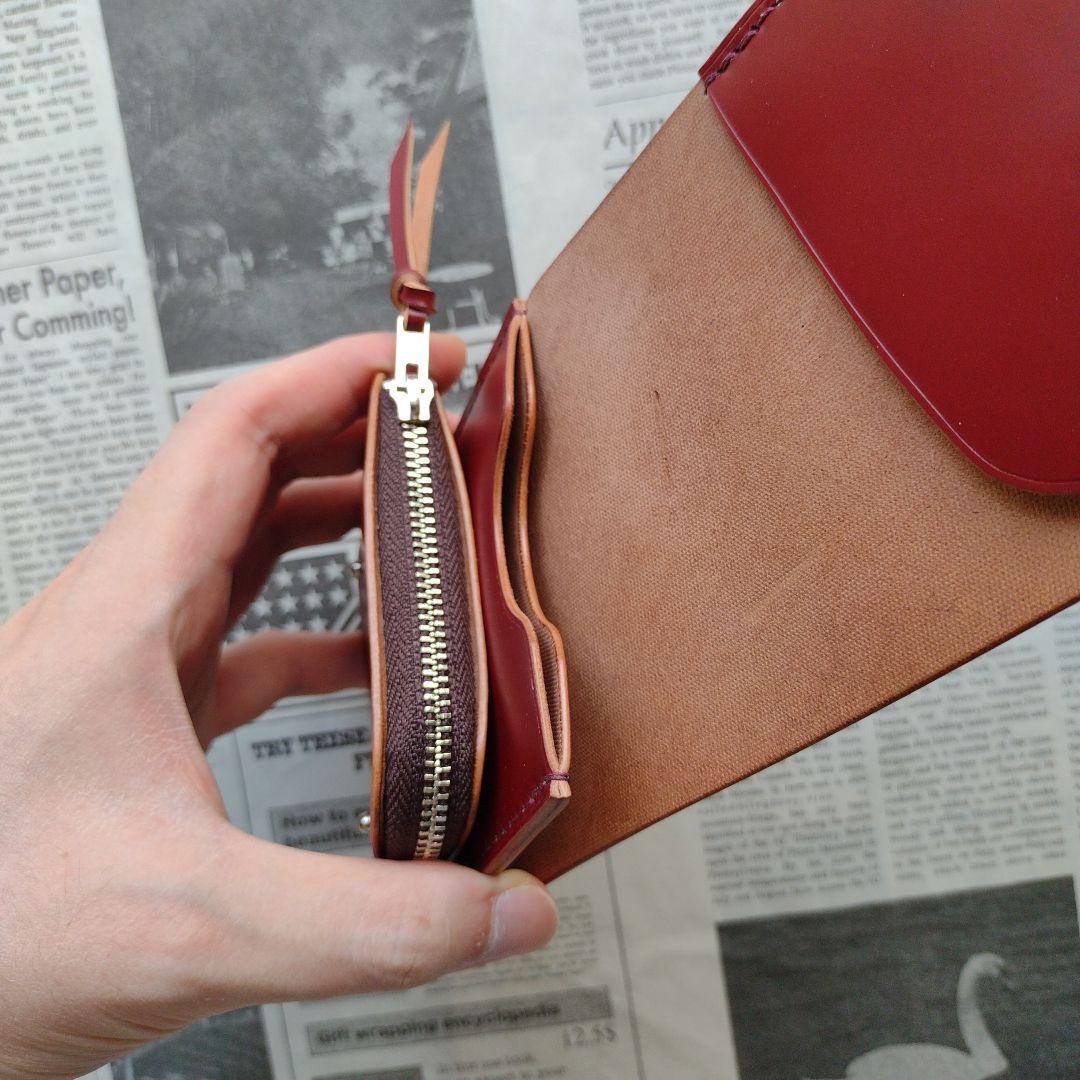 やや訳あり　総コードバン　ショートトラッカー　ウォレット