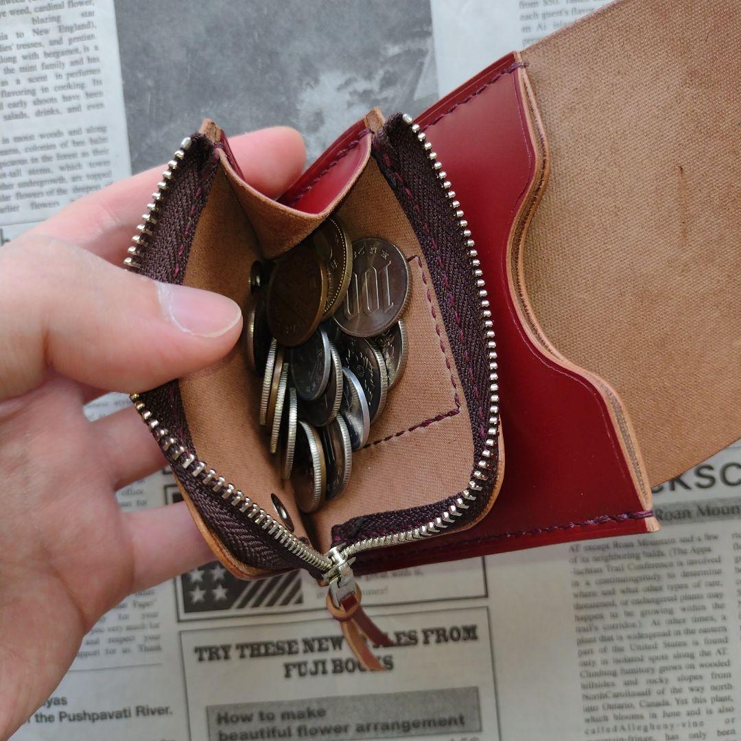 やや訳あり　総コードバン　ショートトラッカー　ウォレット