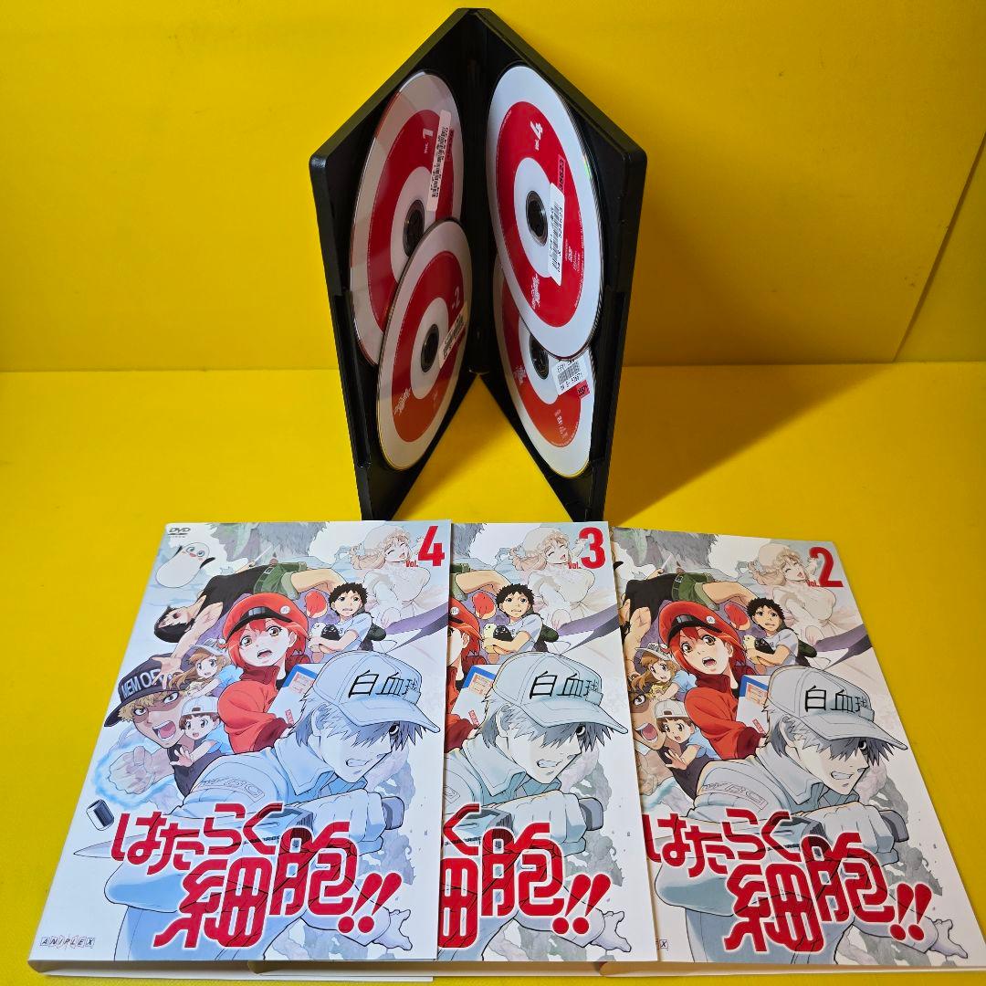 新品ケース交換済み　はたらく細胞 !! 　2期　DVD全4巻
