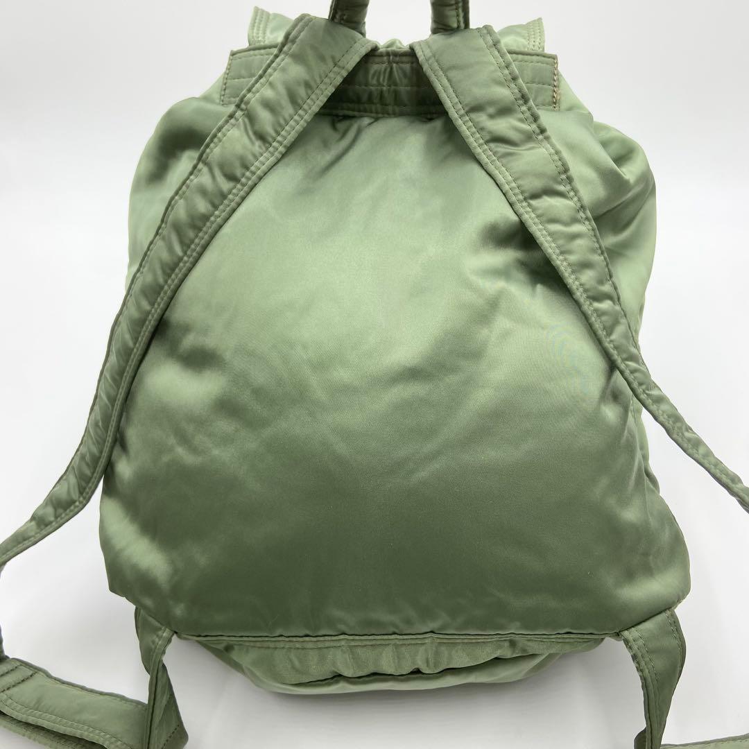 極美品　PORTER ポーター　タンカー　リュック　メンズ　カーキ　グリーン