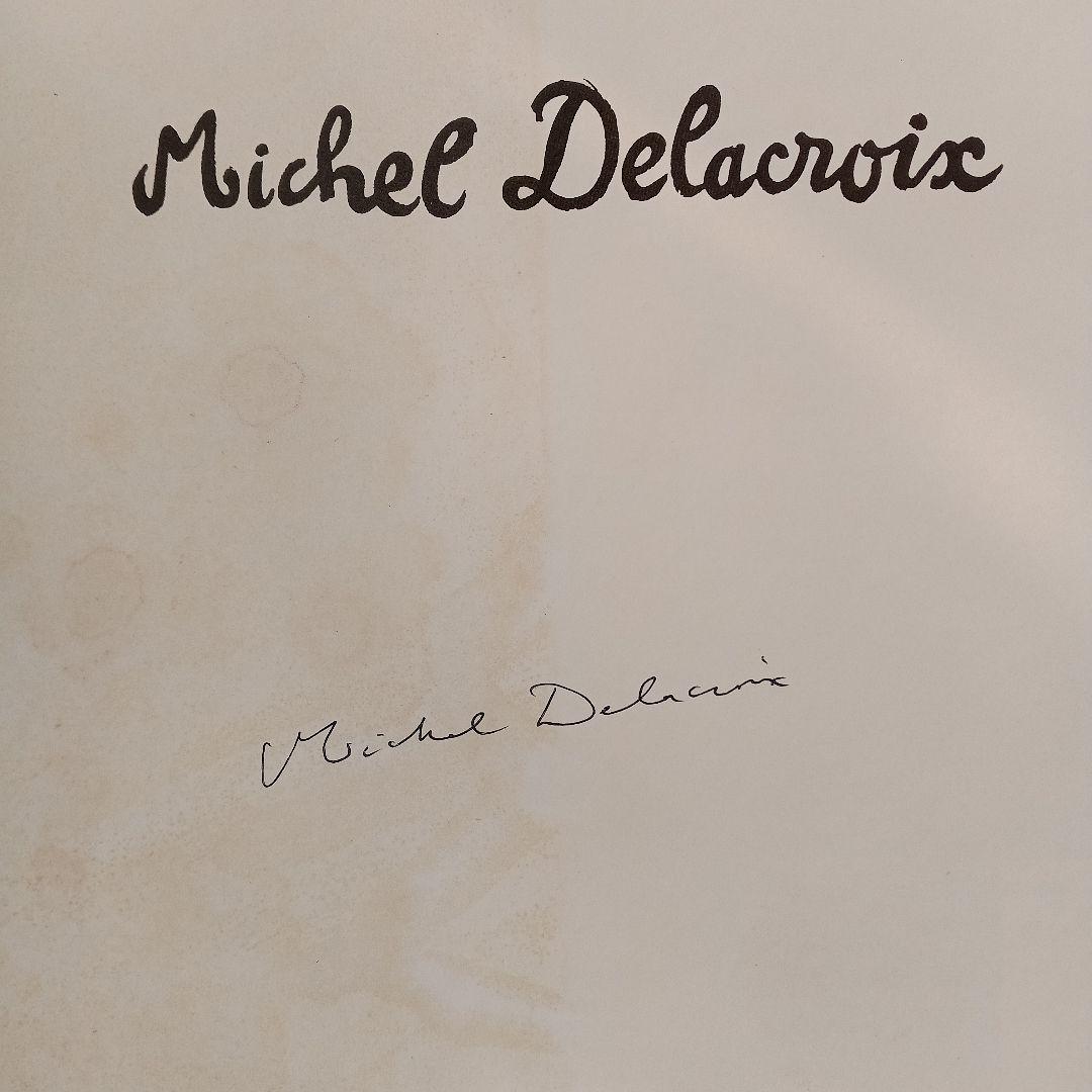 ミッシェル　ドラクロア英文画集（自筆サイン入り）